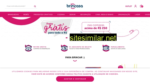 brincasa.com.br alternative sites