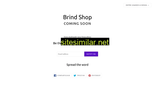 brindshop.com.br alternative sites
