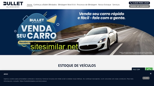 bulletblindados.com.br alternative sites