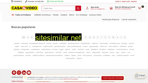 busca.casaevideo.com.br alternative sites