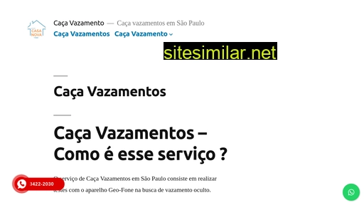 cacavazamentoscasanova.com.br alternative sites