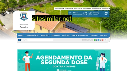 cacador.sc.gov.br alternative sites