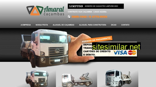 cacambasamaral.com.br alternative sites