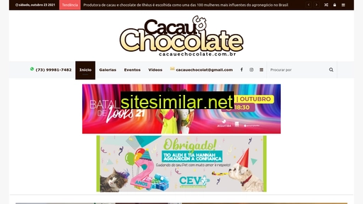 cacauechocolate.com.br alternative sites