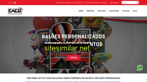 cacoballoons.com.br alternative sites