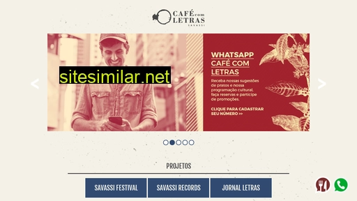 cafecomletras.com.br alternative sites