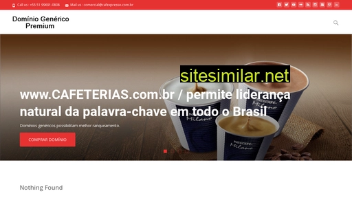 cafeterias.com.br alternative sites