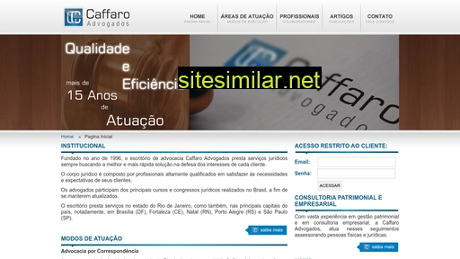 caffaroadv.com.br alternative sites