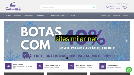 calcebel.com.br alternative sites