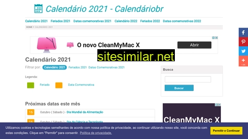 calendariobr.com.br alternative sites