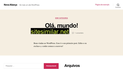 calicenovaalianca.com.br alternative sites