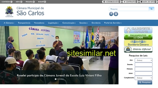 camarasaocarlos.sp.gov.br alternative sites