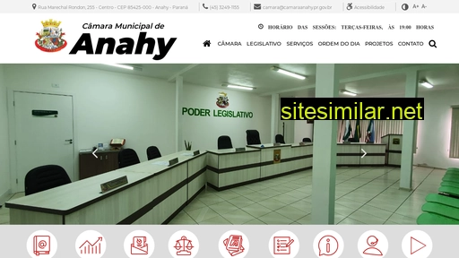 camaraanahy.pr.gov.br alternative sites