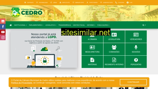 camaradecedro.ce.gov.br alternative sites