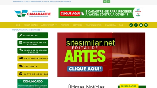 camaragibe.pe.gov.br alternative sites