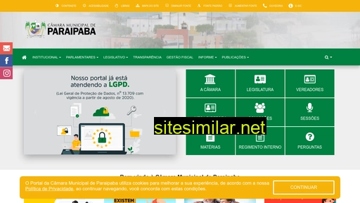 camaraparaipaba.ce.gov.br alternative sites