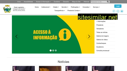 camaraplanaltina.go.gov.br alternative sites