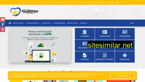 camarasolonopole.ce.gov.br alternative sites