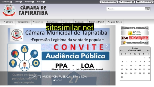 camaratapiratiba.sp.gov.br alternative sites
