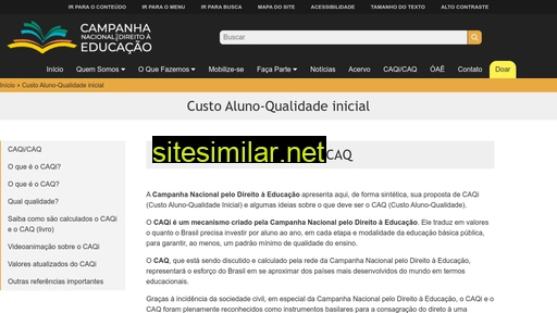 campanha.org.br alternative sites