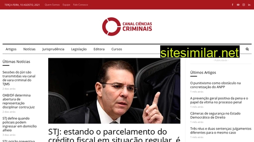 canalcienciascriminais.com.br alternative sites
