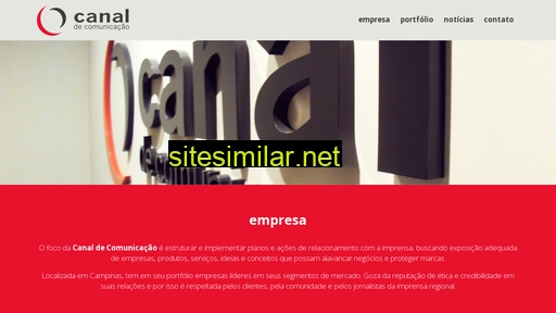 canaldecomunicacao.com.br alternative sites
