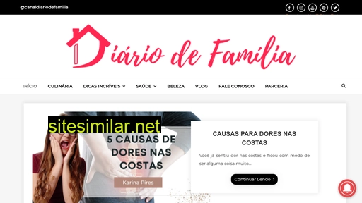 canaldiariodefamilia.com.br alternative sites