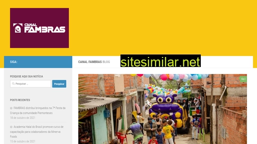 canalfambras.org.br alternative sites
