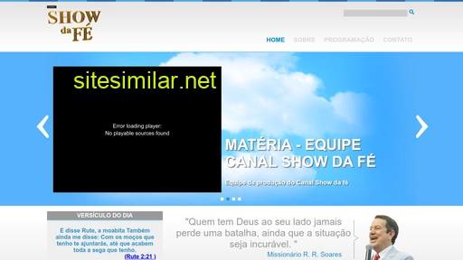 canalshowdafe.com.br alternative sites