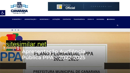 canarana.ba.gov.br alternative sites