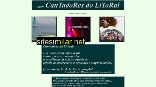cantadoresdolitoral.com.br alternative sites