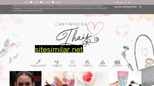 cantinhodathais.com.br alternative sites