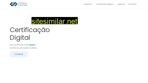 caporalicertificado.com.br alternative sites