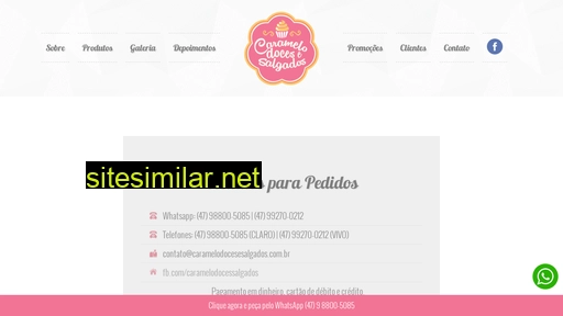 caramelodocesesalgados.com.br alternative sites