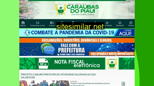 caraubas.pi.gov.br alternative sites