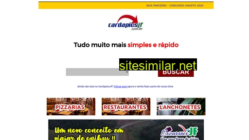 cardapiosjf.com.br alternative sites