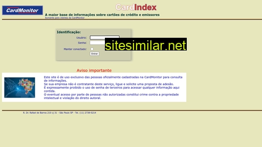 cardindex.com.br alternative sites