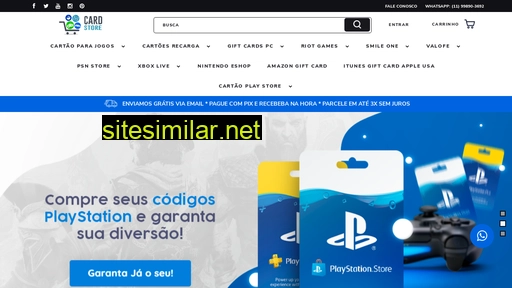 cardstore.com.br alternative sites