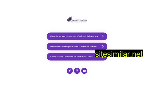 carolinemeneses.com.br alternative sites