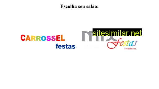 carrosselfestas.com.br alternative sites