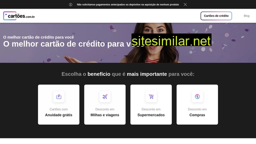 cartoes.com.br alternative sites