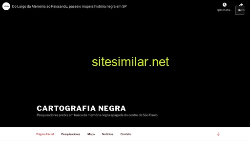 cartografianegra.com.br alternative sites