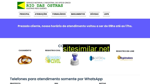 cartorioriodasostras.com.br alternative sites