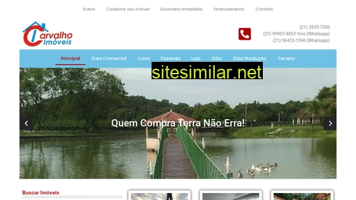 carvalhoimoveis.com.br alternative sites