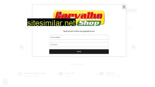 carvalhoshop.com.br alternative sites
