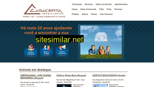 casacertaimobiliaria.com.br alternative sites