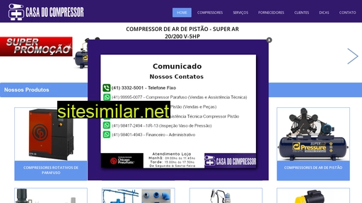 casadocompressor.com.br alternative sites