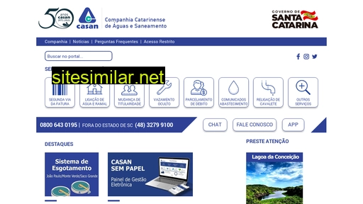 casan.com.br alternative sites