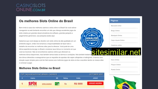 casinoslotsonline.com.br alternative sites