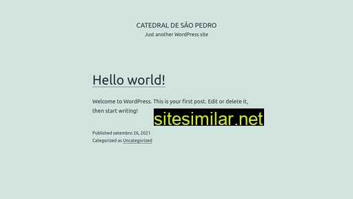 catedraldesaopedro.com.br alternative sites